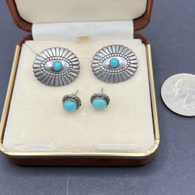 Conchos and Studs Earrings