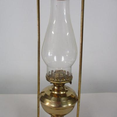 Vintage Brass Kerosene Lamp