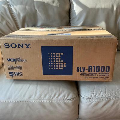 MR-1007 Sony VHS SLR1000 and Sony Blueray DVD Player BDPS7200