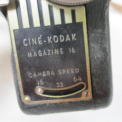 Vintage Eastman Kodak Cine-Kodak Magazine 16 Movie Camera With Case Non Tested