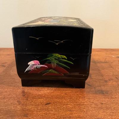 MH-1019 Mother of Pearl Inlay Japanese Jewelry Music Box