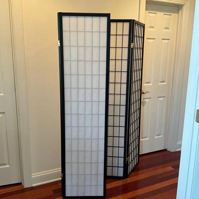 MH-1022 Black and White Paper Floor Screen