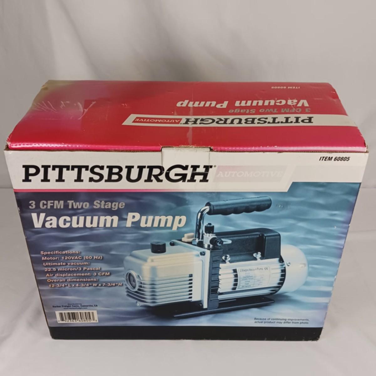 Pittsburgh 3 CFM Vacuum Pump