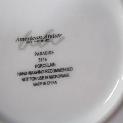 American Atelier Paradise Porcelain Plate