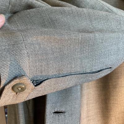 Gray 1940s Wool Ladies Suit