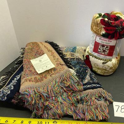 Thomas Kinkade and New Christmas Throw