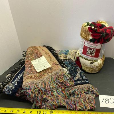 Thomas Kinkade and New Christmas Throw