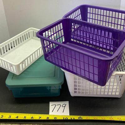 Plastic Storage Baskets