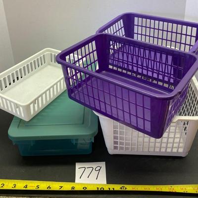 Plastic Storage Baskets
