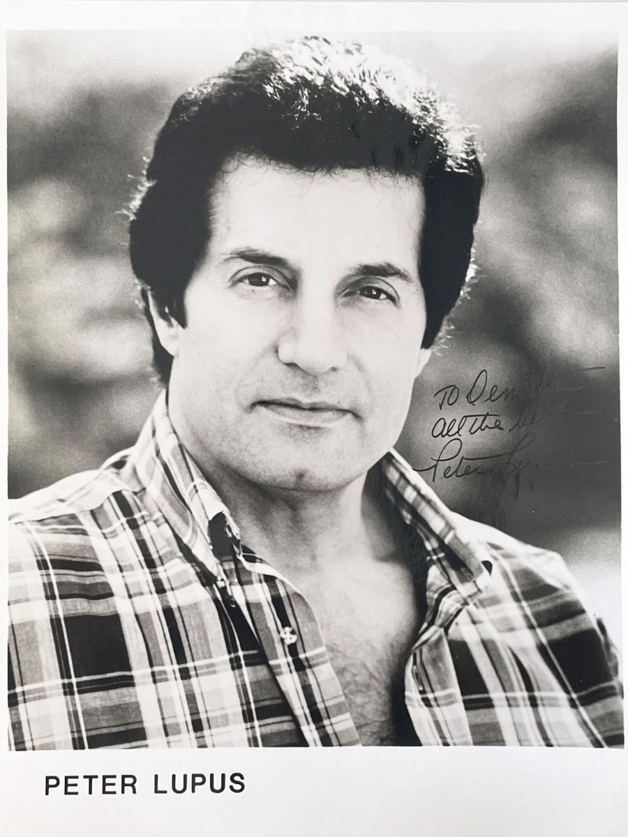 Mission Impossible actor Peter Lupus signed photo
