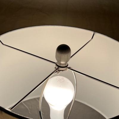 Modern Lamp & Pair of Framed Floral Prints (LR-RG)