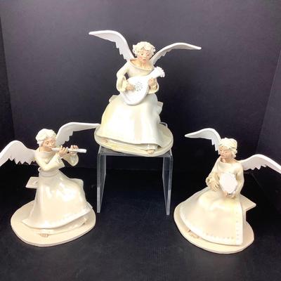 377 Handcrafted Clay Angels Figures by Virginia Perram
