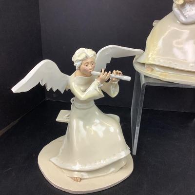 377 Handcrafted Clay Angels Figures by Virginia Perram