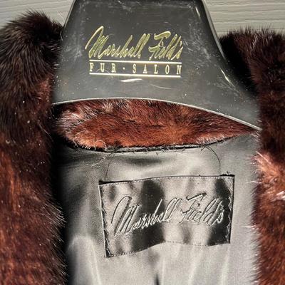 Marshall Fields Mink Fur Coat Size M/L (PS-RG)