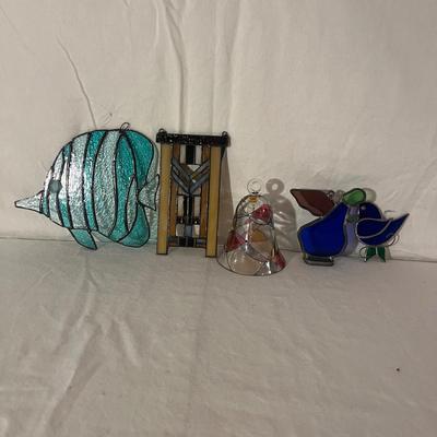 Blown Glass Bell & Stained Glass (DR-MG)