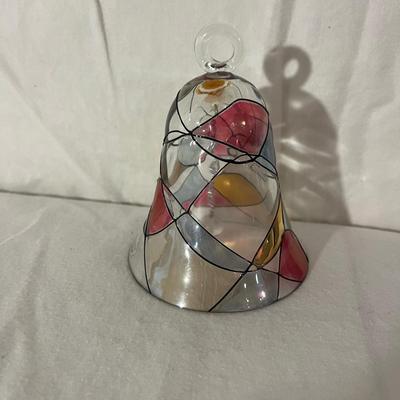 Blown Glass Bell & Stained Glass (DR-MG)