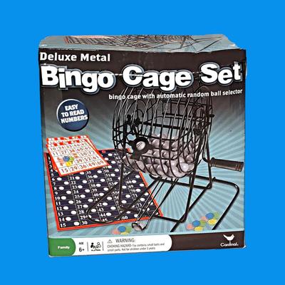 Cardinal Deluxe Metal Bingo Cage Set