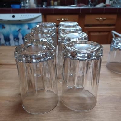 8 Clear Juice Glassware