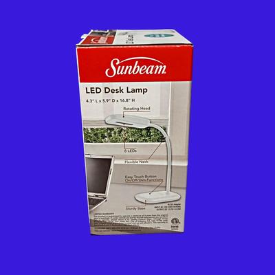 6 Sunbeam LED Desk Lamps