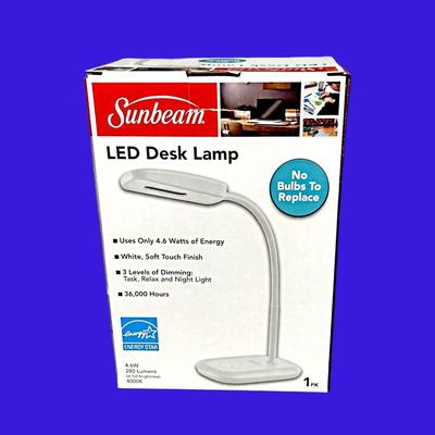 6 Sunbeam LED Desk Lamps