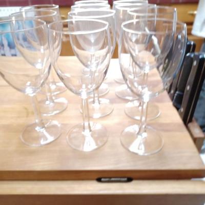 11 Wine glasses