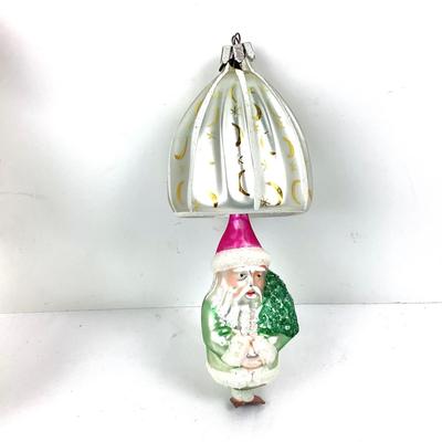 Lot 390. Pair of Christopher Radko Blown Glass Ornaments ( AS IS )