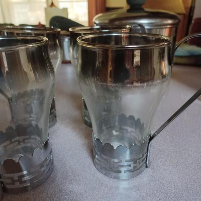 6 Vintage Libbey Beverage Glass Mug