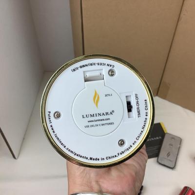 404 Frontgate Luminara Flameless Candles New 3 Sets Remote
