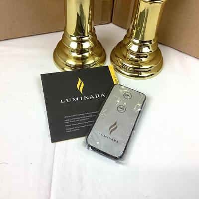 404 Frontgate Luminara Flameless Candles New 3 Sets Remote