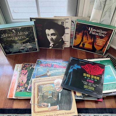 MB-1056 Lot of Classical, Broadway LP Records