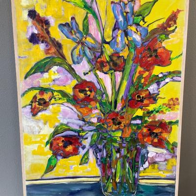 Jeffrey Davies floral painting