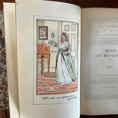 LR-1061 The Novels of Jane Austen 1904 10 Volumes Edited by Brimley Johnson Numbered Edition