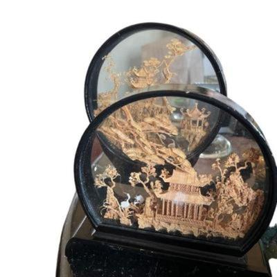 Chinese 3D cork carviings