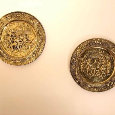 Brass colonial wall plates