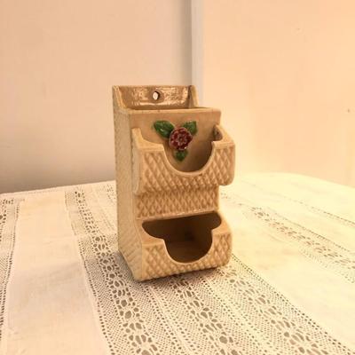 Match holder with roses