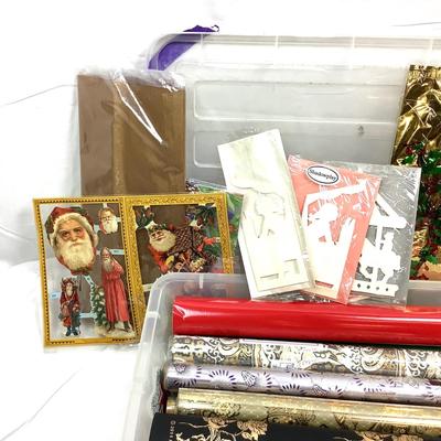 Lot 396  Lot of Gift Wrapping and Such