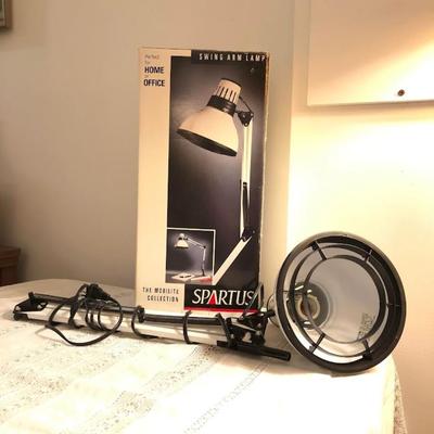 Spartus swing arm lamp