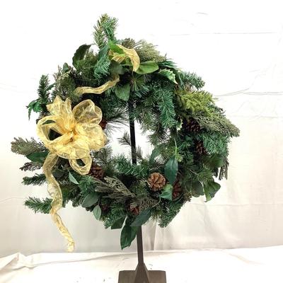 Lot 415. Faux Pine Holiday Wreath