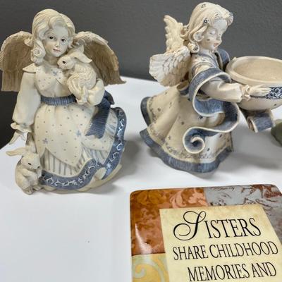 Angels and sister decor