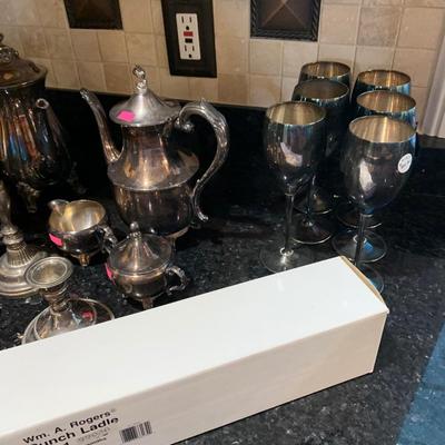 Silver dishes