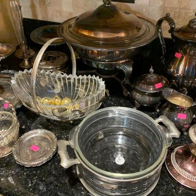 Silver dishes