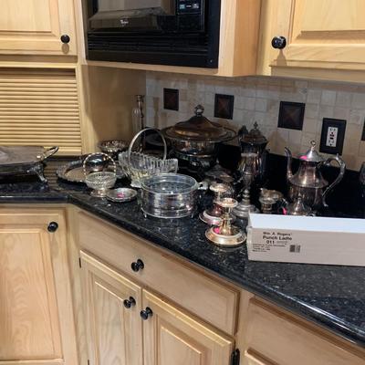 Silver dishes