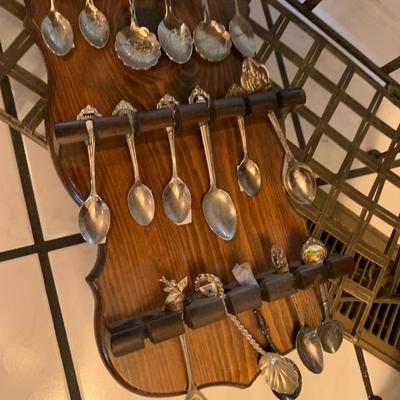 Souvenir spoons & holders