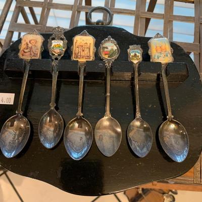 Souvenir spoons & holders
