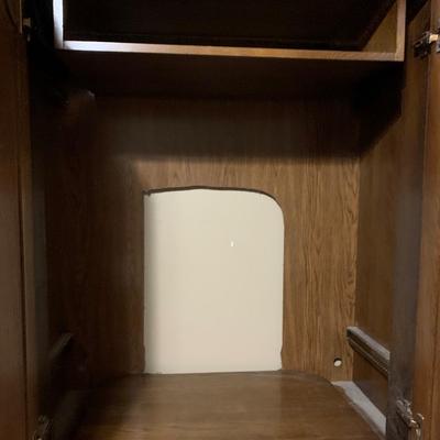 Entertainment center & shelves