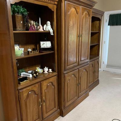 Entertainment center & shelves