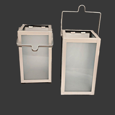 2 Room Essentials Decorative Gray Lanterns #2