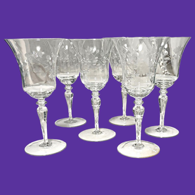Orlean by Arcadia 6 Water Goblets