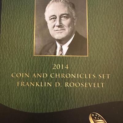 U.S. MINT 2014 COIN & CHRONICLES SET FRANKLIN D. ROOSEVELT