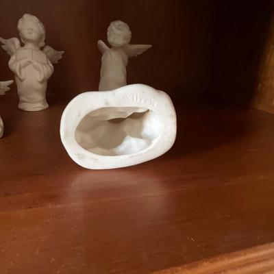 LR-1092 Set of 5 Belleek Angels